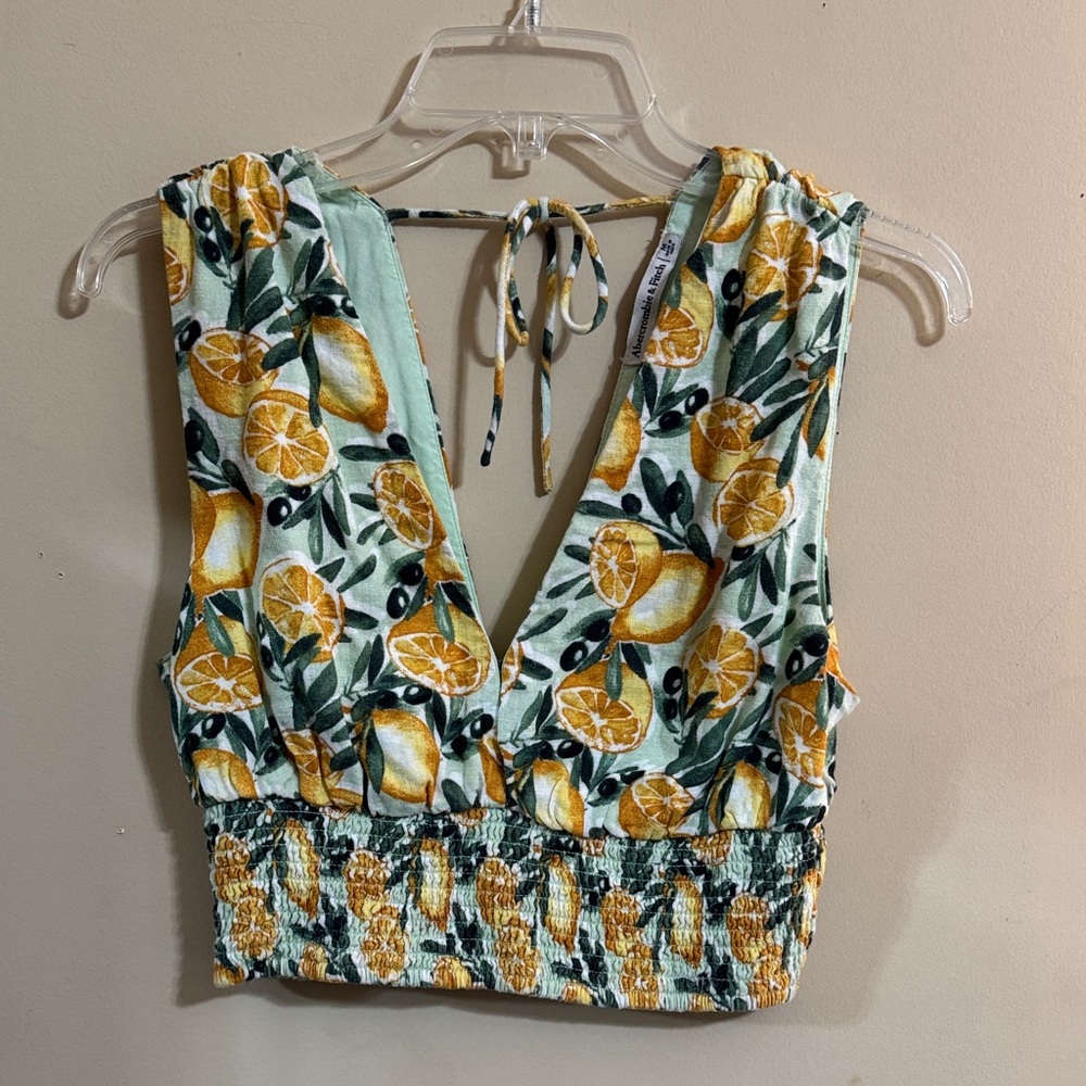 Abercrombie & Fitch Citrus Print Tank Top